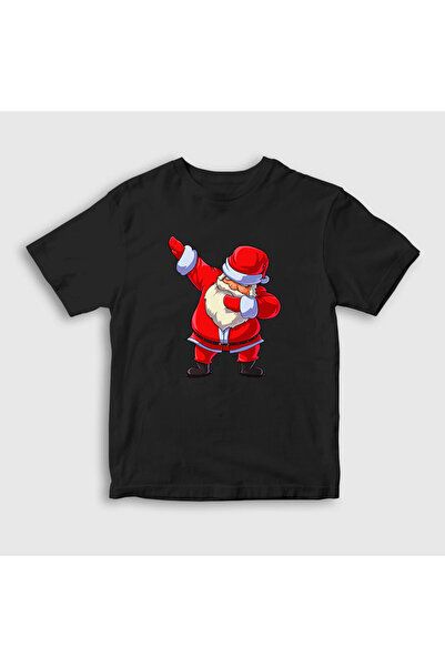 Presmono Tricou de Crăciun cu Moș Crăciun, unisex, negru269222tt