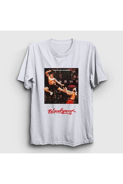 Presmono Μπλουζάκι Unisex White Bloodsport V3 Ταινίας Jean Claude Van Damme 259270 ττ