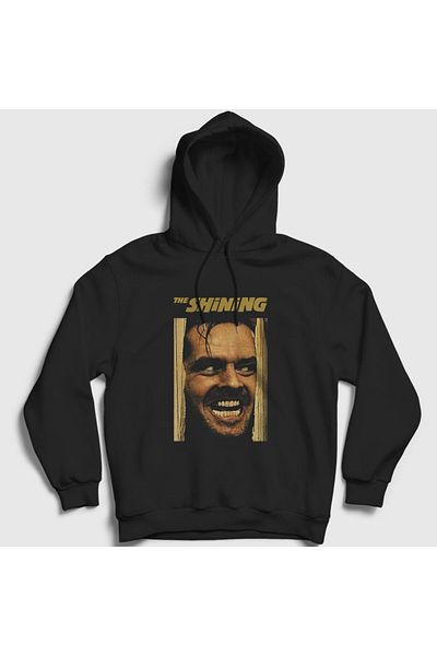 Presmono Unisex Μαύρο κάλυμμα The Shining Hooded φούτερ 254250 ττ