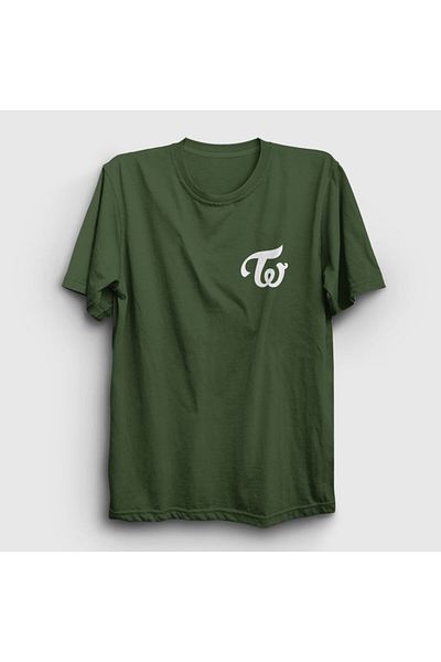 Presmono Μπλουζάκι Unisex Khaki Logo K-pop Twice 280350 ττ