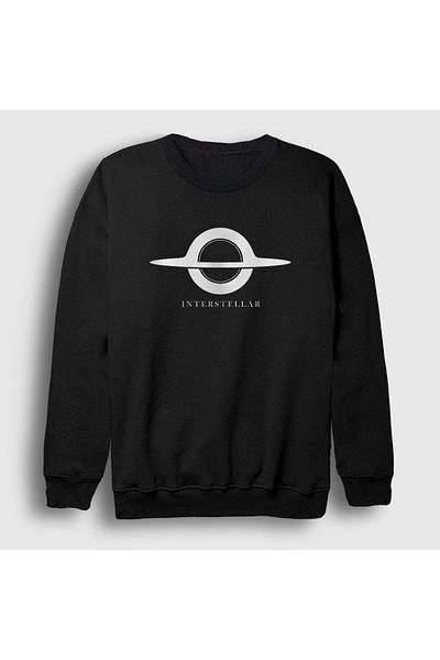 Presmono Unisex Μαύρο φούτερ Interstellar Wormhole - 245933 ττ