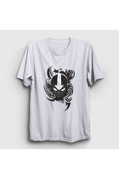Presmono Tricou alb unisex Aang V2 Anime Avatar The Last Airbender262107tt