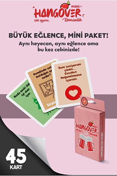Genel Markalar Hangover Mini İçki Oyunu Görev Oyunları Romantik Mod
