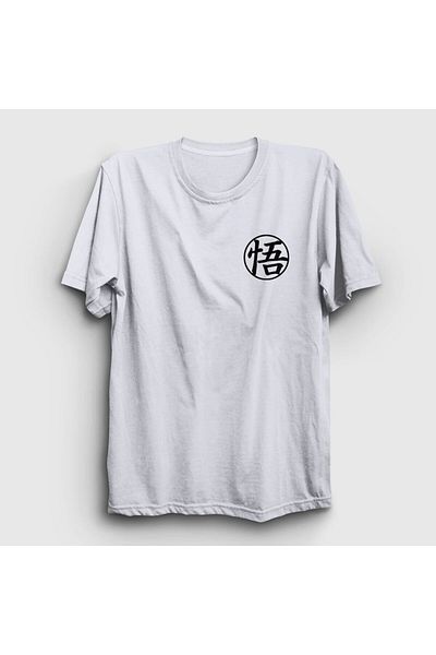 Presmono Μπλουζάκι Unisex White Kanji Go Anime Dragon Ball 236000 ττ