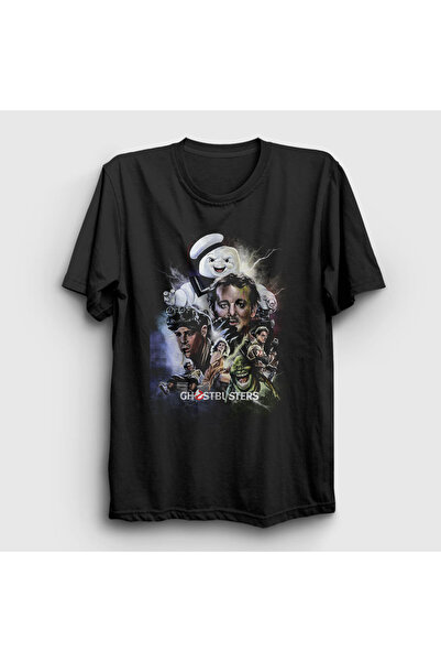 Presmono Unisex Black Cover Movie Ghostbusters Ghostbusters T-shirt245215tt