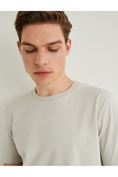 Koton Slim Fit Crew Neck Short Sleeve Basic T-Shirt