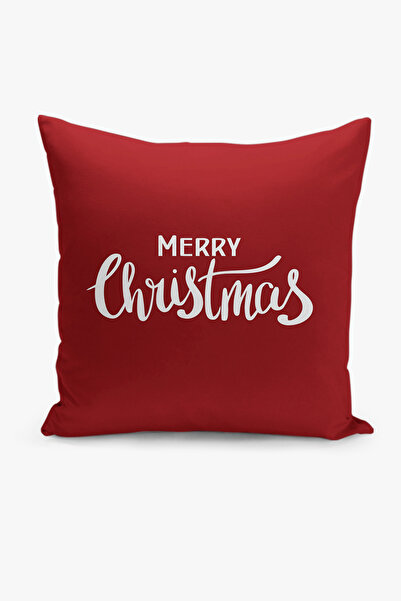 Filamente Christmas Themed Throw Pillow Cover / Christmas - Christmas Cushion Cover (Double-Sided Printed - Hidden Zipper)