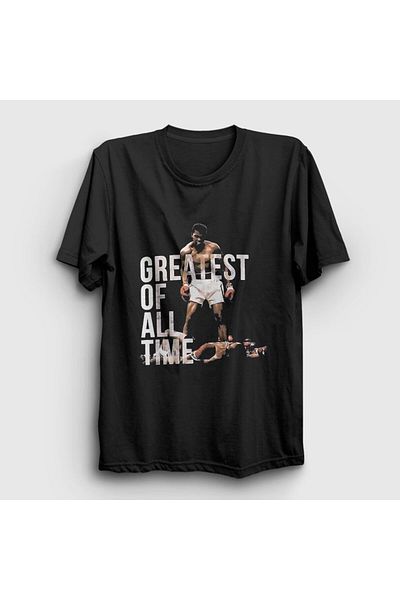 Presmono Μπλουζάκι Unisex Μαύρο Κατσίκι Muhammad Ali 230141 ττ
