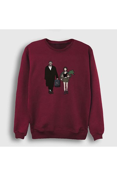 Presmono Φούτερ Unisex Claret Red Walk Movie Leon 247563 ττ