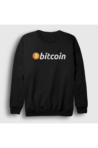 Presmono Unisex Μαύρο φούτερ Btc Bitcoin 263287 ττ