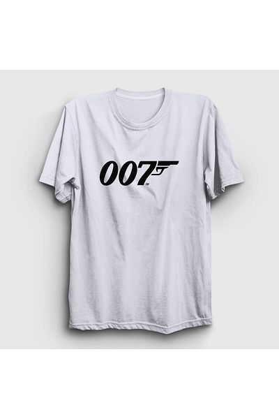 Presmono Μπλουζάκι Unisex White Logo 007 Ταινίας James Bond 257773 ττ