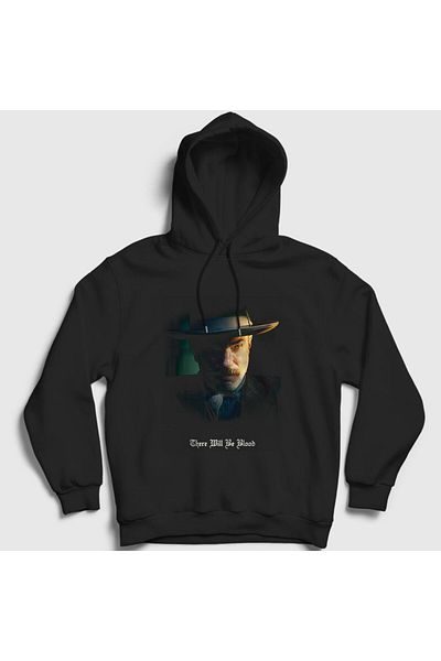 Presmono Unisex Μαύρο κάλυμμα φούτερ με κουκούλα με αίμα 255252 ττ