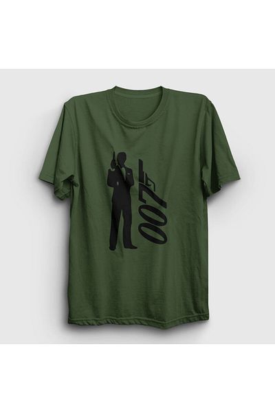 Presmono Μπλουζάκι Unisex Χακί Ταινίας Τζέιμς Μποντ 258281 ττ