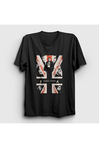 Presmono Μπλουζάκι Unisex Μαύρο Daniel Craig Ταινία James Bond 257540 ττ