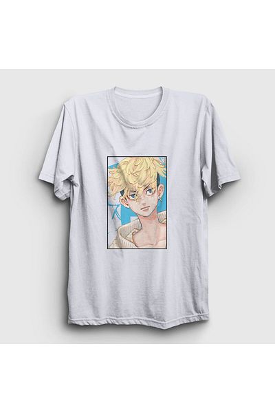 Presmono Μπλουζάκι Unisex White Chifuyu Anime Tokyo Revengers 241007 ττ