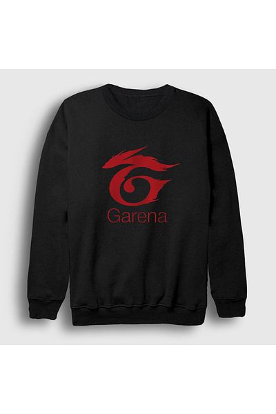 Presmono Φούτερ Unisex μαύρο λογότυπο Garena Free Fire 233639 ττ