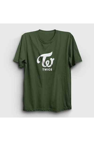 Presmono Μπλουζάκι Unisex Khaki Logo V2 K-pop Twice 280770 ττ