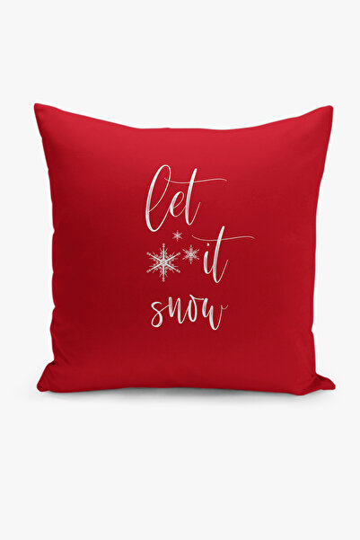 Filamente Christmas Themed Throw Pillow Cover / Christmas - Christmas Cushion Cover (Double-Sided Printed - Hidden Zipper)