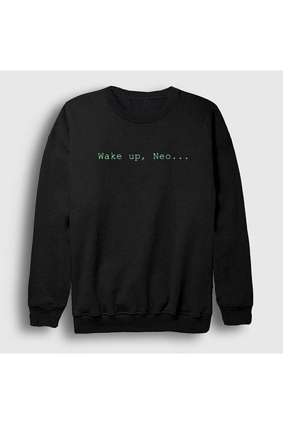 Presmono Neo Movie The Matrix Unisex Μαύρο φούτερ - 254088 ττ
