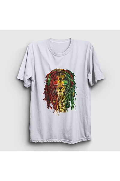 Presmono Μπλουζάκι Unisex White Lion Bob Marley 265000 ττ