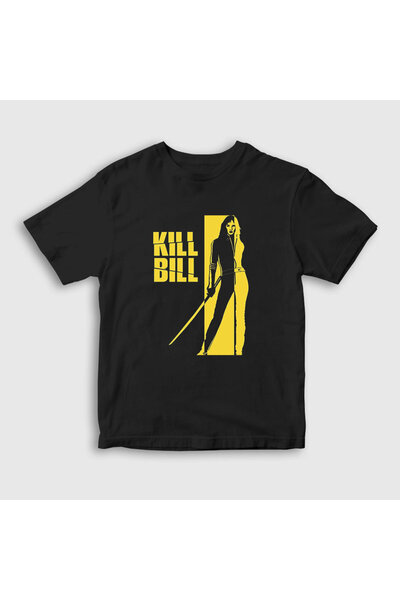 Presmono Unisex dečje crne Beatrix cipele iz filma Kill Bill T-shirt 246243tt
