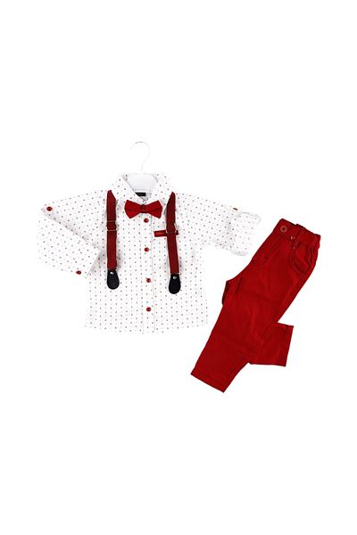 diamondstar 5/8 Years Old Boy's Seasonal Suit with Bow Tie and Slopet