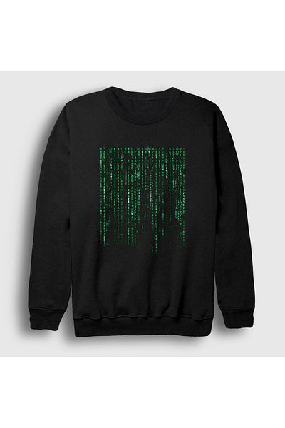 Presmono Unisex Μαύρος Κώδικας Ταινία The Matrix Φούτερ 253528 ττ