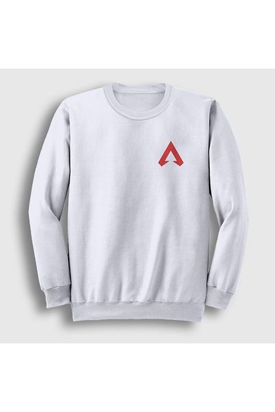 Presmono Φούτερ Unisex White Side Logo Apex Legends 232368 ττ
