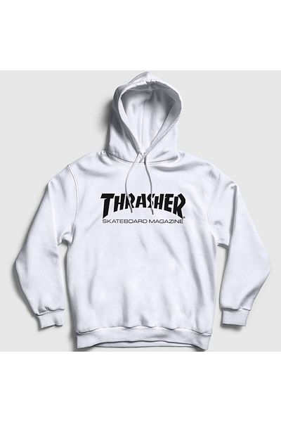 Presmono Φούτερ με κουκούλα Unisex White Logo V5 Thrasher 279347 ττ