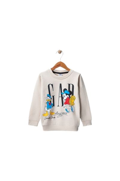 diamondstar Boy's Gap Printed Crew Neck Sweatshirt