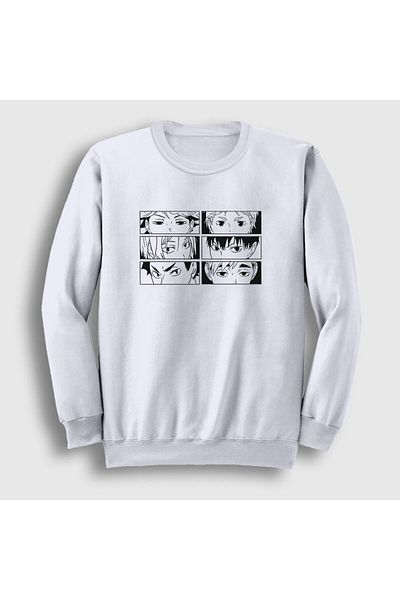 Presmono Φούτερ Unisex White Setters Βόλεϊ Anime Haikyu 237788 ττ