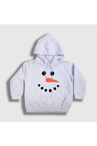 Presmono Unisex Παιδικό λευκό χιονάνθρωπος Χιονάνθρωπος Χριστουγεννιάτικο φούτερ με κουκούλα 270932 ττ