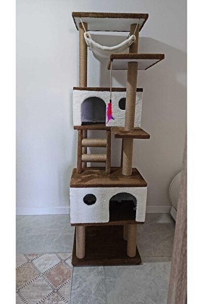 pethomealpi Cat Scratching House and Play Platform 100% Warranty