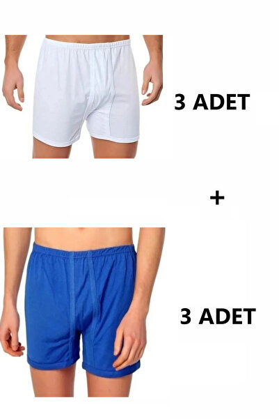 MODA YILDIZ 6-пачка чоловічих бавовняних трусів з підвернутими штанинами -my0001