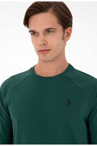 U.S. Polo Assn. Стандартен мъжки суичър с кръгло деколте