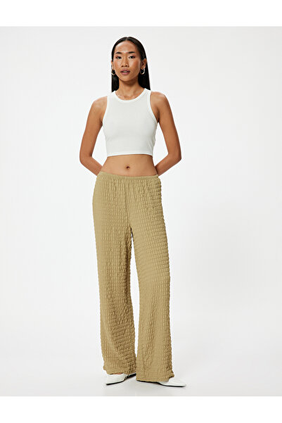 Koton Dokulu Bol Paça Pantolon