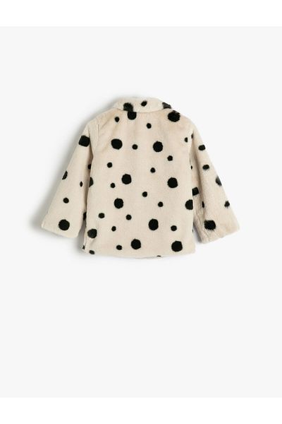 Koton Plush Jacket Long Sleeve Button Closure