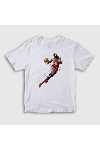 Presmono Unisex dečja košarkaška lopta White Drive James Harden T-shirt 295459tt