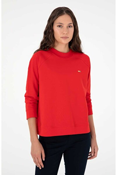 U.S. Polo Assn. Crew nyakú női pulóver