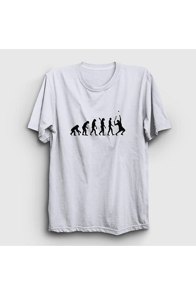 Presmono Μπλουζάκι Unisex White Evolution Evolution Sports Tennis Tennis 333217 ττ