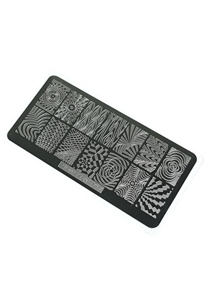aba nails Nail Art Stamping Baskı Plakası Vv17