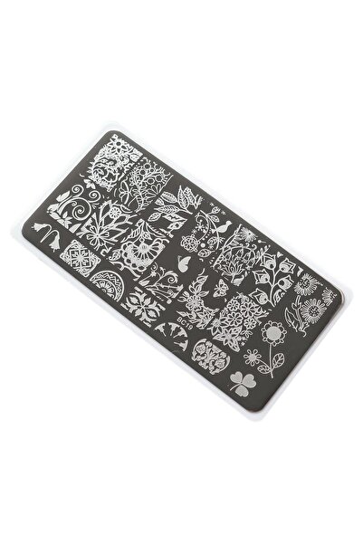 aba nails Nail Art Stamping Baskı Plakası