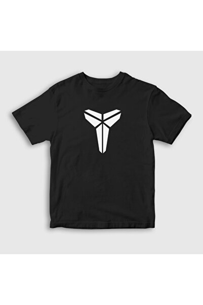 Presmono Unisex dečji crni logo Kobe Bryant košarkaška lopta T-shirt 296483tt