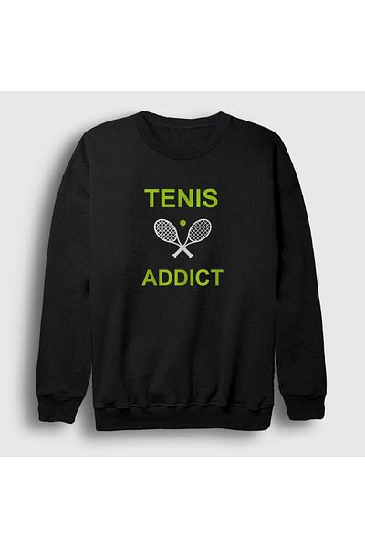 Presmono Φούτερ Unisex Black Addict Sports Tennis Tennis 329912 ττ