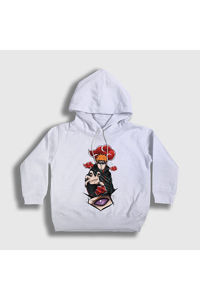 Presmono Hanorac cu glugă unisex pentru copii White Pain Anime Naruto318372tt