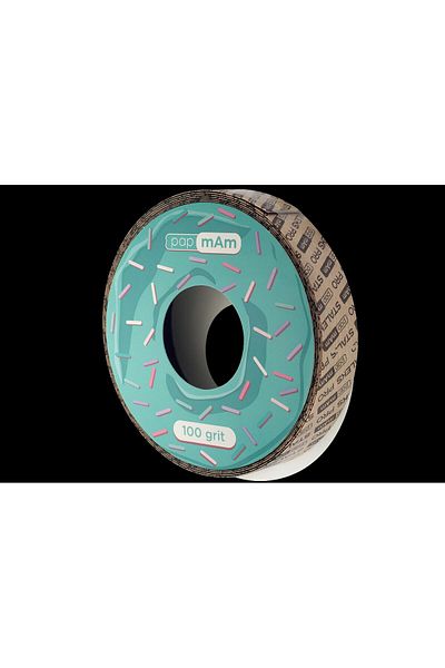 STALEKS Metal Base Roller Spare Sandpaper Papmam 100 Grit
