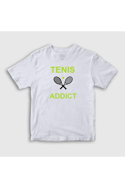 Presmono Unisex Παιδικό μπλουζάκι White Addict Sports Tennis Tennis 329848 ττ
