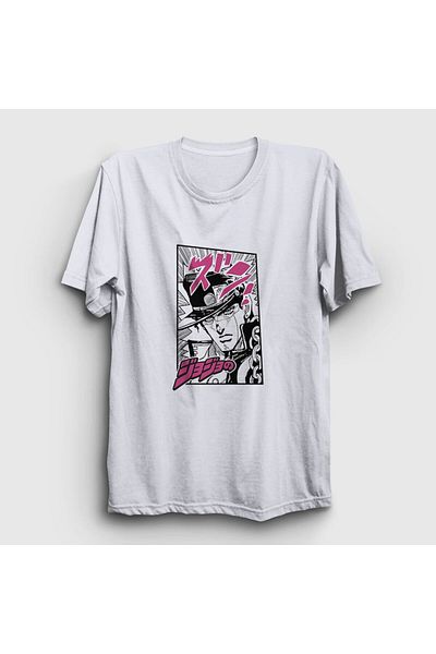 Presmono Μπλουζάκι Unisex White Jotaro Kujo Anime Jojo 321840 ττ