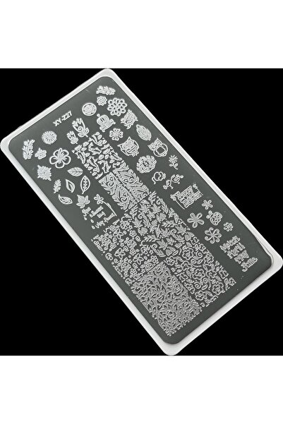 aba nails Nail Art Stamping Baskı Plakası
