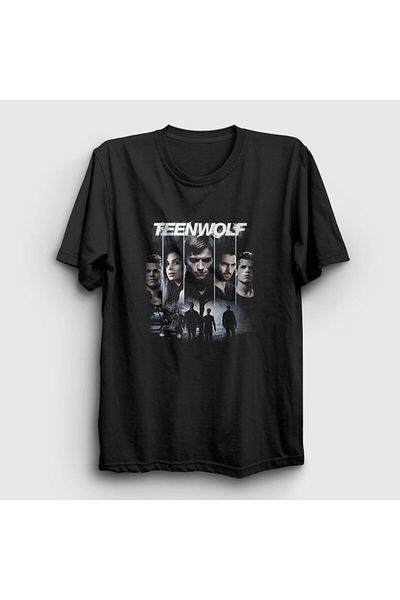Presmono Μπλουζάκι Unisex Μαύρη Αφίσα Σειρά Teen Wolf 338160 ττ